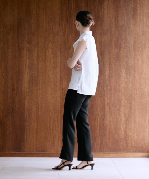 フロントスリットパンツ 