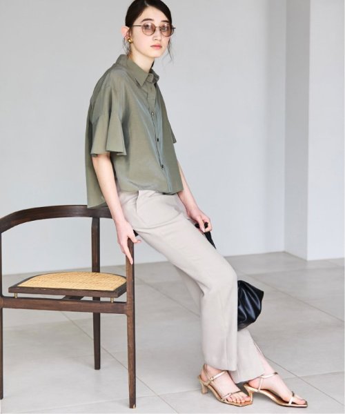 フロントスリットパンツ 