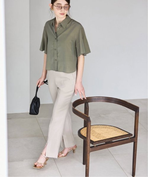 フロントスリットパンツ 