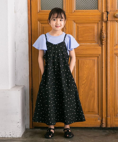 URBAN RESEARCH DOORS（Kids）(アーバンリサーチドアーズ（キッズ）)/『親子リンク』レーヨンリネンドットキャミワンピース(KIDS)/img07