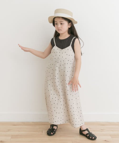 URBAN RESEARCH DOORS（Kids）(アーバンリサーチドアーズ（キッズ）)/『親子リンク』レーヨンリネンドットキャミワンピース(KIDS)/img14