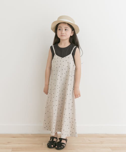 URBAN RESEARCH DOORS（Kids）(アーバンリサーチドアーズ（キッズ）)/『親子リンク』レーヨンリネンドットキャミワンピース(KIDS)/img18