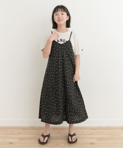 URBAN RESEARCH DOORS（Kids）(アーバンリサーチドアーズ（キッズ）)/『親子リンク』『WEB/一部店舗限定』レーヨンリネンドットキャミワンピ(KIDS)/img03