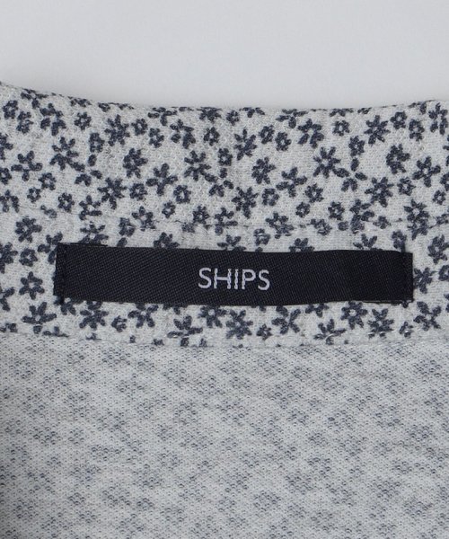 SHIPS MEN(シップス　メン)/*SHIPS:〈吸水速乾・UVケア・防シワ〉ワンポイント ロゴ 小花柄 セミワイドカラー ポロシャツ/img23