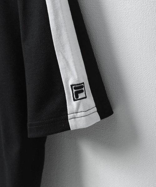ZIP FIVE(ジップファイブ)/袖ストライプ半袖Tシャツ/img03
