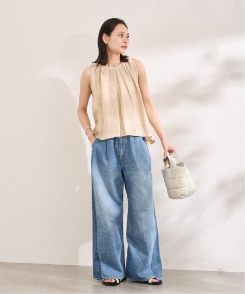 JOURNAL STANDARD(ジャーナルスタンダード)/【TheLoom/ザ ルーム】VLINEN PLEATED TOP TL16UO－WH06/img01