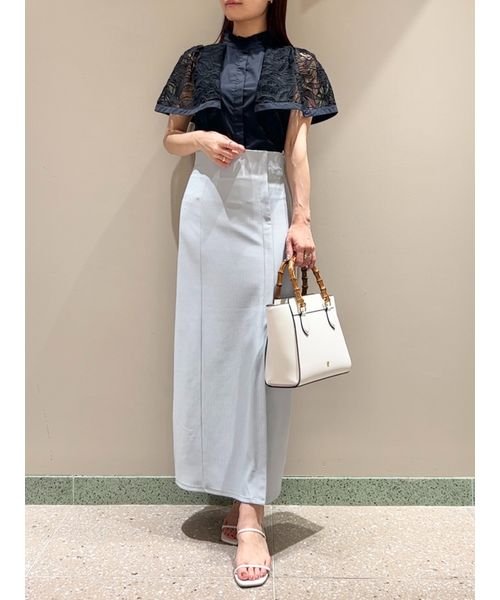 レースケープブラウス 予めご了承ください