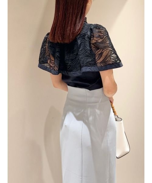 レースケープブラウス 予めご了承ください