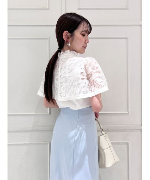 レースケープブラウス 予めご了承ください