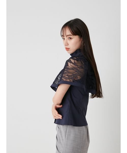 レースケープブラウス 予めご了承ください