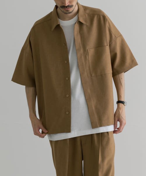 URBAN RESEARCH(アーバンリサーチ)/URBAN RESEARCH iD　LINEN LIKE TWILL SHIRTS/img02