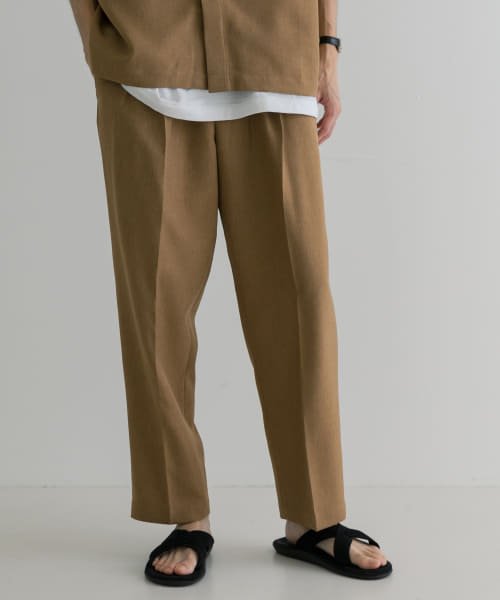 URBAN RESEARCH(アーバンリサーチ)/URBAN RESEARCH iD　LINEN LIKE EASY PANTS/img01