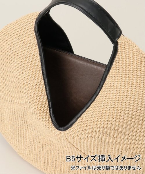 【arron/アロン】 RAFIA サークルBAG BO228 arron/アロン