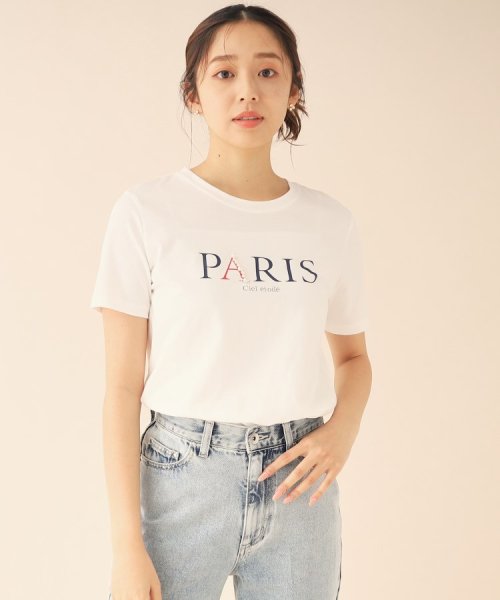 index(インデックス)/PARISパール調デザインTシャツ【洗濯機洗い可】/img05