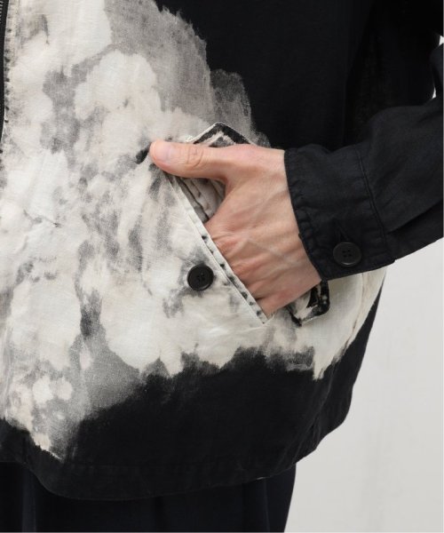 MARKAWARE (マーカウェア) SPORTS JACKET CLOUDY BLEACHING A24A－16BL11C MARKAWARE マーカウェア 日々のスタイリングに変化を与えます