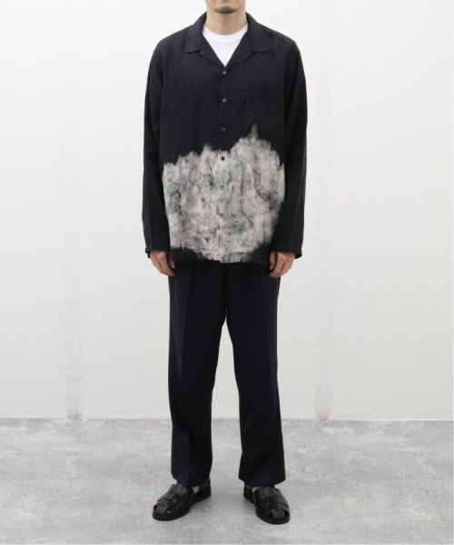 EDIFICE(エディフィス)/MARKAWARE (マーカウェア) OPEN COLLAR SH L/S CLOUDY BLEA  A24A－16SH11C/img01