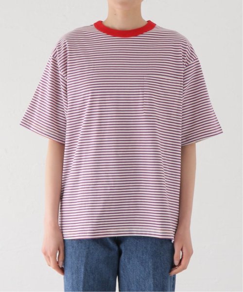 B.C STOCK(ベーセーストック)/Healthknit/ヘルスニット 別注 Crewneck S/S Border Tee/img03