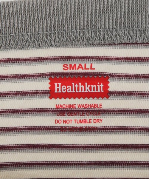 B.C STOCK(ベーセーストック)/Healthknit/ヘルスニット 別注 Crewneck S/S Border Tee/img13