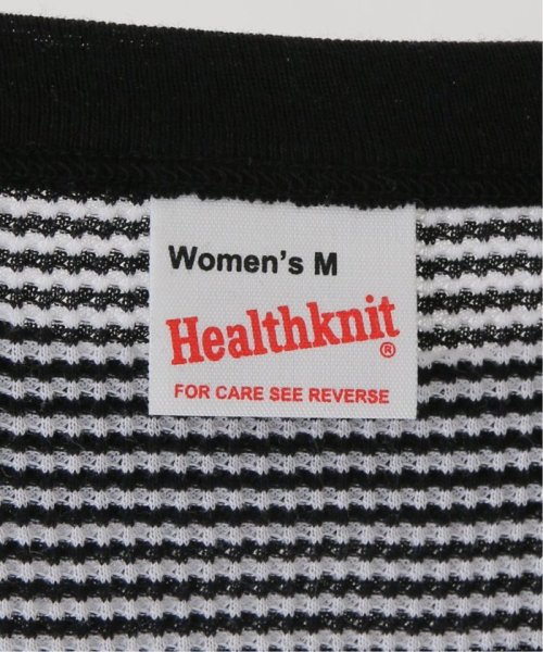 B.C STOCK(ベーセーストック)/Healthknit/ヘルスニット 別注 Basic Waffle Crewneck Sleevel/img13