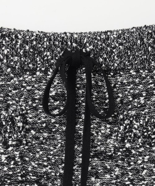 【セットアップ対応商品】ネップツイードニットスカート 