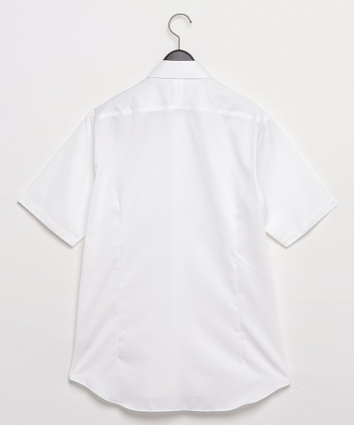D'URBAN(ダーバン)/ホワイトダイヤドビードレスシャツ(スナップダウン)/img01