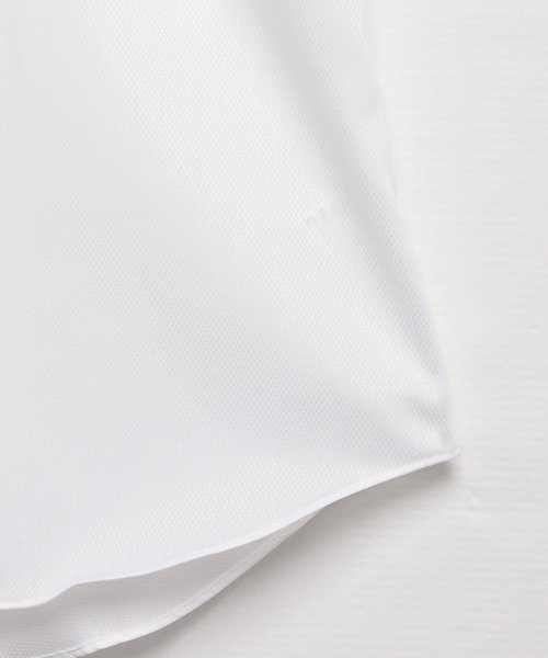 D'URBAN(ダーバン)/ホワイトダイヤドビードレスシャツ(スナップダウン)/img04