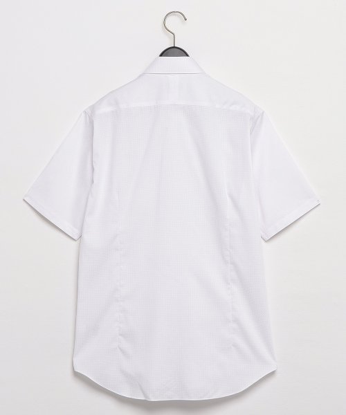 D'URBAN(ダーバン)/パープルミニチェックドレスシャツ(スナップダウン)/img01