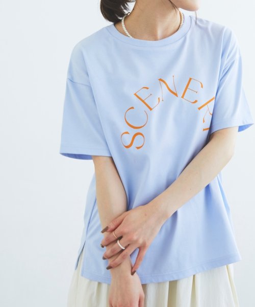 le.coeur blanc(ルクールブラン)/SCENERY ロゴTシャツ/img38