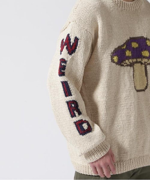 BEAVER(ビーバー)/MacMahon Knitting Mills  Crew Neck Knit－Mushroom/img07