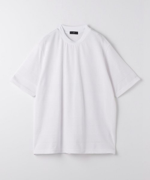 green label relaxing(グリーンレーベルリラクシング)/＜gim＞24s リンクス ボーダー クルーネック Tシャツ －吸水速乾－/img13