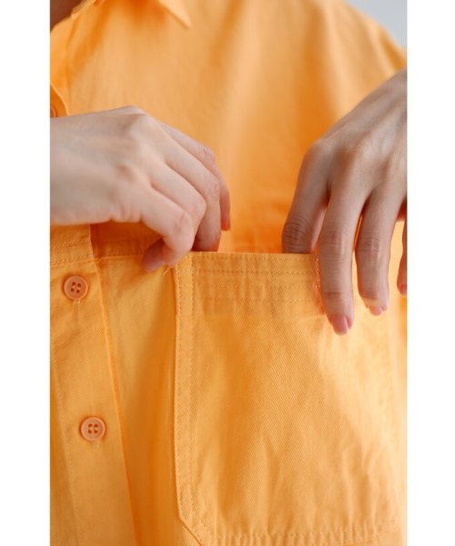 CAWAII(カワイイ)/ジューシーなオレンジシャーベットカラーシャツトップス/img02