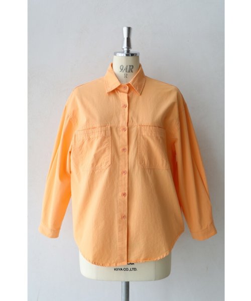 CAWAII(カワイイ)/ジューシーなオレンジシャーベットカラーシャツトップス/img17