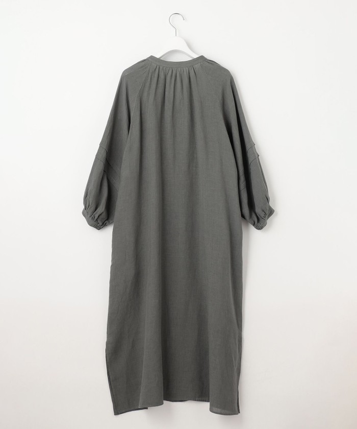 美品 23区 LIBECO リネン カフタンワンピース ブラック M 洗える 麻 美品 23区 LIBECO リネン カフタンワンピース ブラック M 洗える