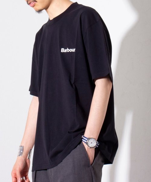 GLOSTER(GLOSTER)/【限定展開】【Barbour/バブアー】Strowell ロゴ バックプリント リラックスフィット Tシャツ/img10