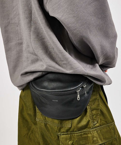ABAHOUSE(ABAHOUSE)/【YArKA/ヤーカ】real leather zip shoulder bag/img02