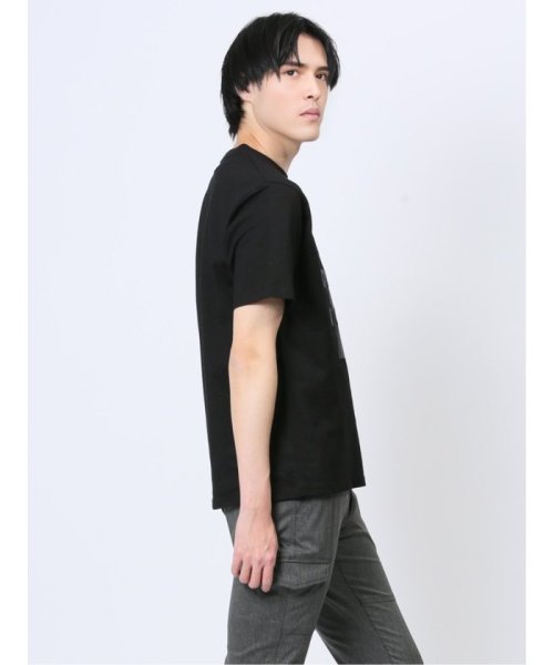 m.f.editorial(エムエフエディトリアル)/ラバープリント クルーネック半袖Tシャツ メンズ Tシャツ カットソー カジュアル インナー トップス ギフト プレゼント/img03