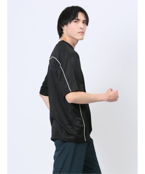 m.f.editorial(エムエフエディトリアル)/パイピング クルーネック半袖Tシャツ メンズ Tシャツ カットソー カジュアル インナー トップス ギフト プレゼント/img13