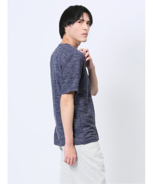 m.f.editorial(エムエフエディトリアル)/スペースダイリップル Vネック半袖Tシャツ メンズ Tシャツ カットソー カジュアル インナー トップス ギフト プレゼント/img13