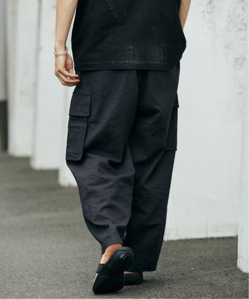 JOURNAL STANDARD relume Men's(ジャーナルスタンダード　レリューム　メンズ)/ARMY TWILL / アーミーツイル 別注 綿/麻 スラブカーゴパンツ/img13