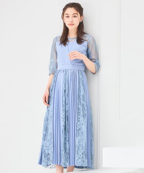 DRESS+(ドレス プラス)/ワンピース ドレス レース袖 ミモレ丈 結婚式 披露宴 食事会/img34