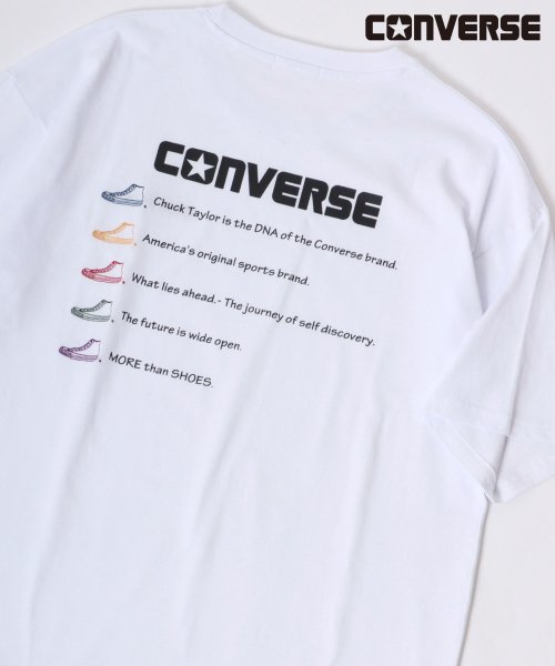 LAZAR(ラザル)/【Lazar】CONVERSE/コンバース オーバーサイズ オールスター スニーカー バックプリント ロゴ ワンポイント刺繍 Tシャツ 半袖 メンズ レディース/img52