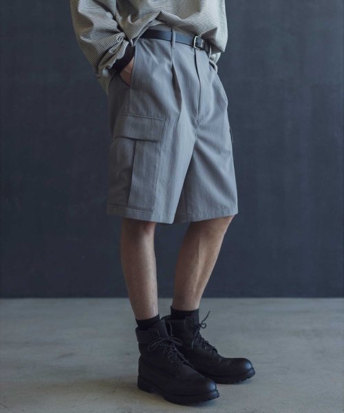 RENU TROシリーズ カーゴ ショート パンツ －セットアップ対応－ RENU BLACKのみ B85 W70 H88