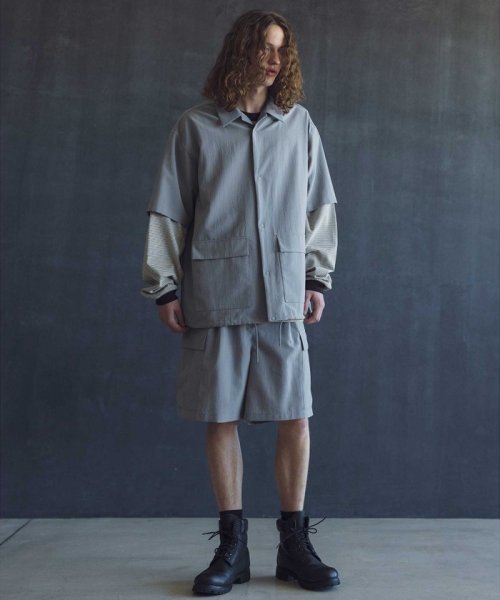 RENU TROシリーズ カーゴ ショート パンツ －セットアップ対応－ RENU BLACKのみ B85 W70 H88