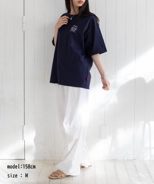 POLO BCS(ポロ　ビーシーエス)/◎SETUP7別注商品◎【POLO BCS / ポロ ビーシーエス】Laurel oversize print Tee プリントTシャツ ユニセックス 半袖/img50