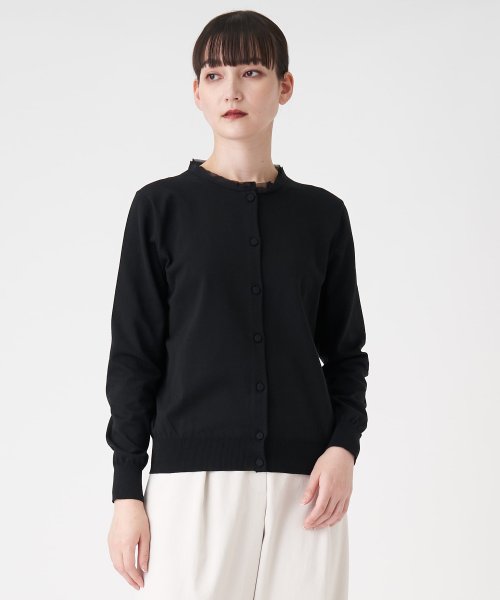 クルーネックカーディガン 