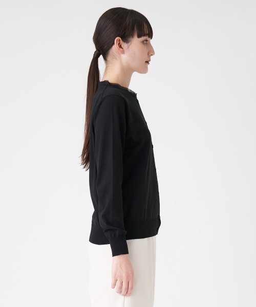 クルーネックカーディガン 