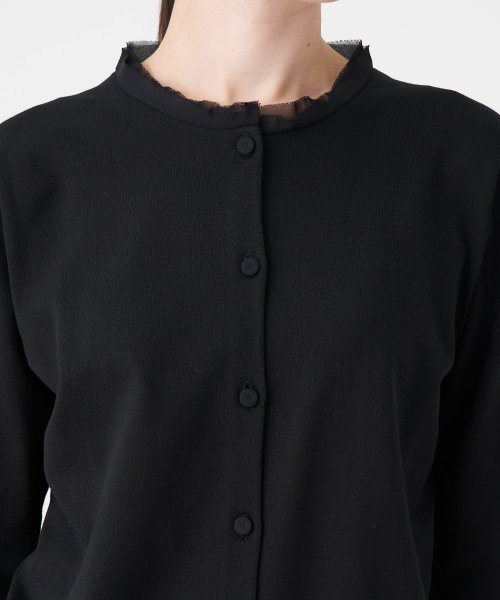 クルーネックカーディガン 
