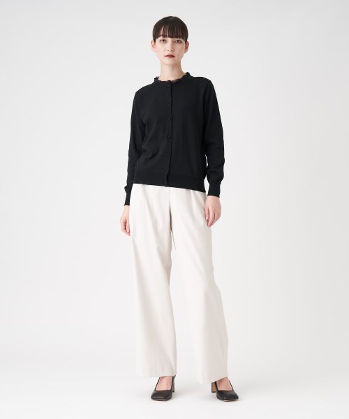 クルーネックカーディガン 