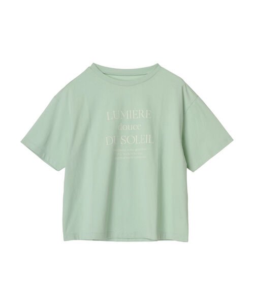 Green Parks(グリーンパークス)/フェミニンロゴボックスTシャツ/img33