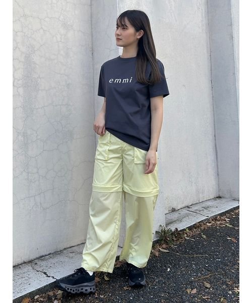 emmi atelier(emmi　atelier)/【ONLINE限定】eco emmiロゴバックシャンTシャツ/img21